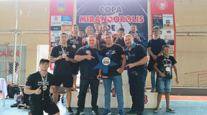 Equipe Raça Jiu-Jitsu conquista título em Mirandópolis