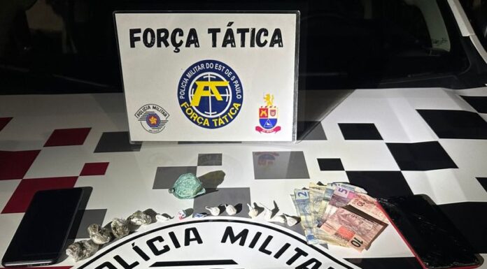 PM prende dois homens e uma mulher por tráfico de drogas em Dracena