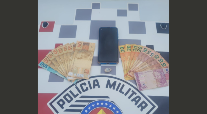 Homem é preso com pedra de crack e quase R$ 600 em Presidente Epitácio