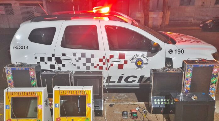 Máquinas caça-níqueis e jogo do bicho são apreendidas pela PM em Adamantina