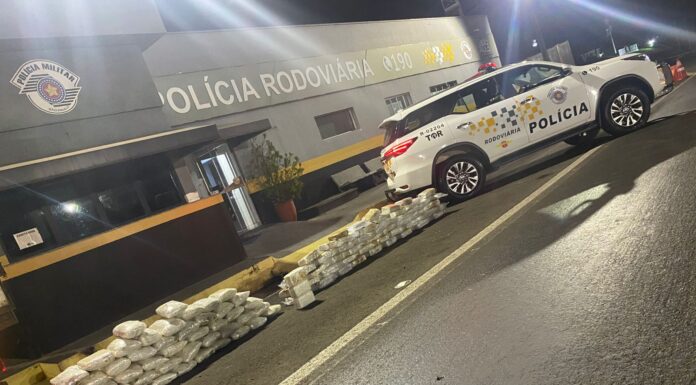 Polícia Rodoviária apreende cocaína e skank em caminhão baú na SP-270 em Presidente Prudente