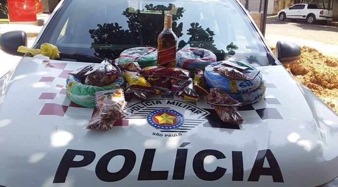 Homem é preso por furto de fios, salgados, cigarros e uísque em Dracena