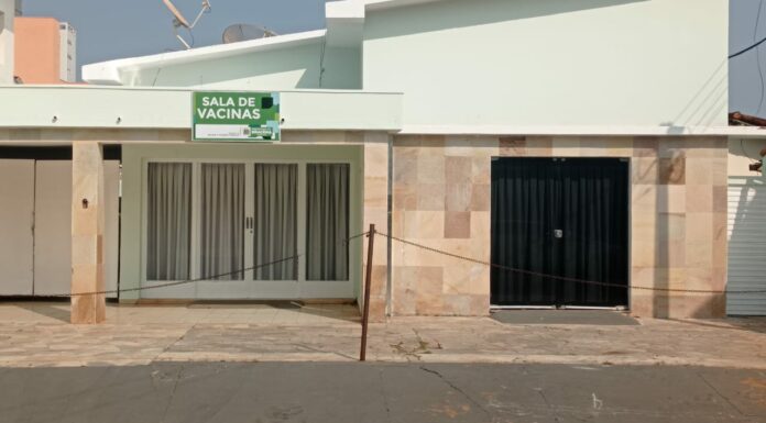 Sala de Vacinas atenderá a partir da próxima quarta-feira, dia 4/10, no centro da cidade