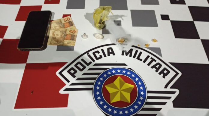 Polícia Militar prende homem por tráfico em Tupi Paulista