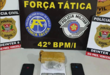 Polícia Militar em ação de Força Tática prende dois indivíduos por Tráfico  de Drogas em Dracena