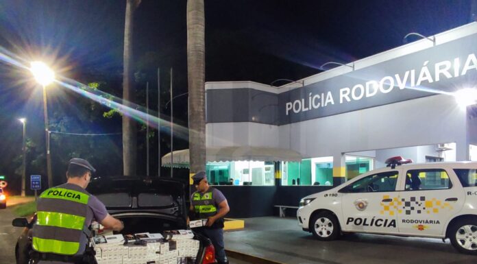 Carga com 4,5 mil maços de cigarros é apreendida em Presidente Epitácio
