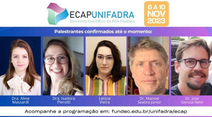 ECAP Unifadra será realizado de 6 a 10 de novembro