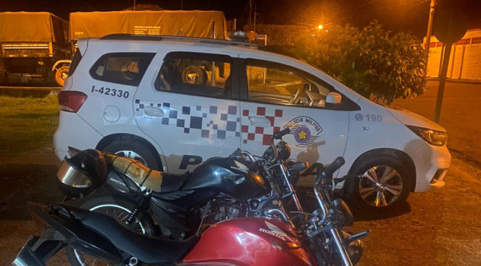 Duas motos furtadas são recuperadas pela PM em Mirante do Paranapanema
