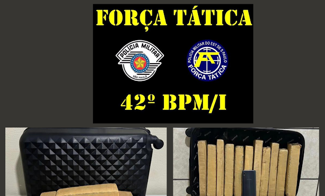 Dupla é presa com mais de 39 quilos de maconha em Caiuá