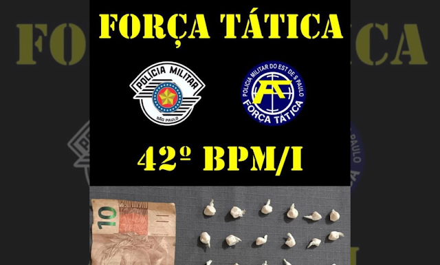 Suspeito tenta fuga mas é preso por tráfico em Presidente Epitácio
