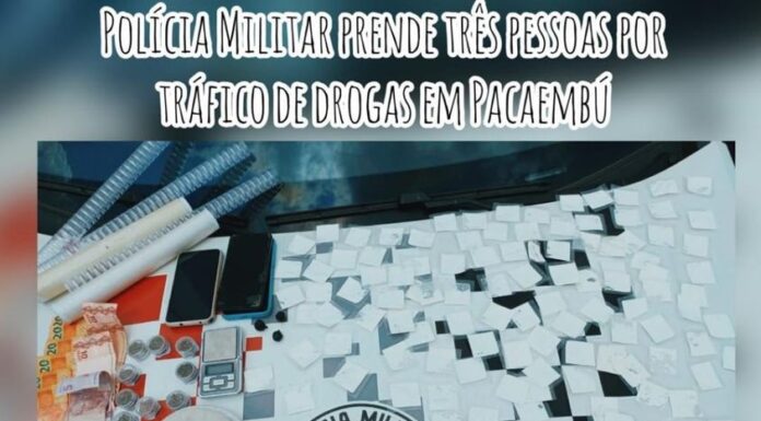 Trio é preso em Pacaembu após postagem de foto de droga para venda em rede social