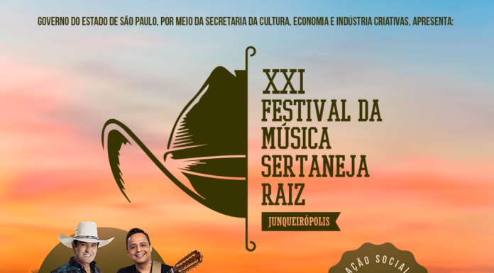 Junqueirópolis realiza o XXI Festival da Música Sertaneja Raiz no dia 3/12