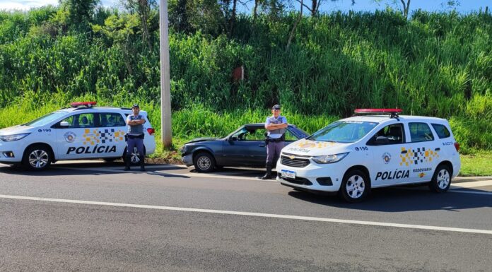 Polícia Militar Rodoviária realiza atendimento de sinistro de trânsito com veículo furtado e condutor embriagado