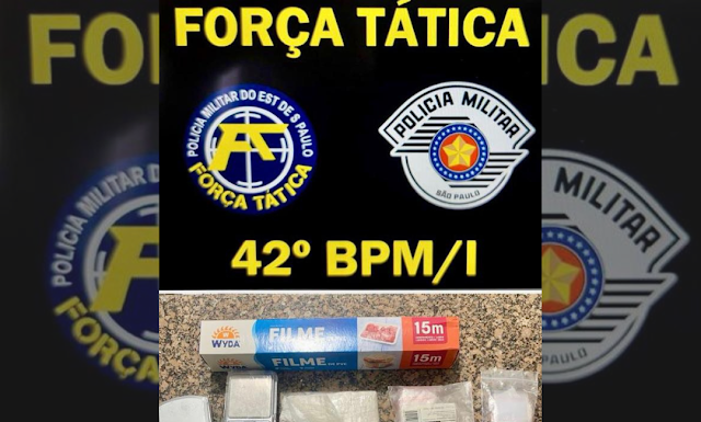 Homem é preso por tráfico de drogas após polícia abordar usuário em Epitácio