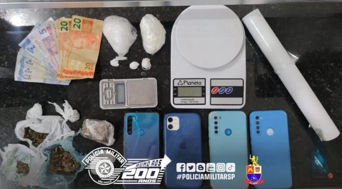 Ponto de droga é descoberto e homem é preso por tráfico em Lucélia