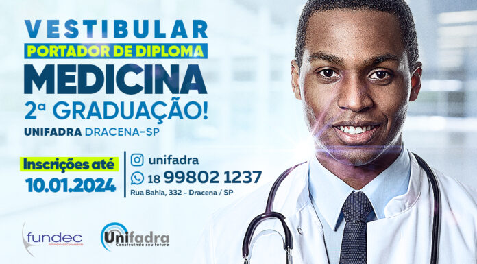 Unifadra abre Processo Seletivo de Medicina para Portadores de Diploma
