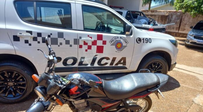 Homem é preso em ouro Verde após furtar motocicleta em Dracena