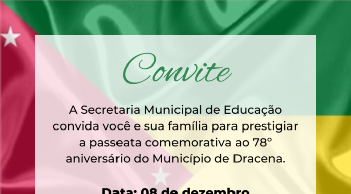 Aniversário de Dracena terá passeata pela avenida Presidente Vargas