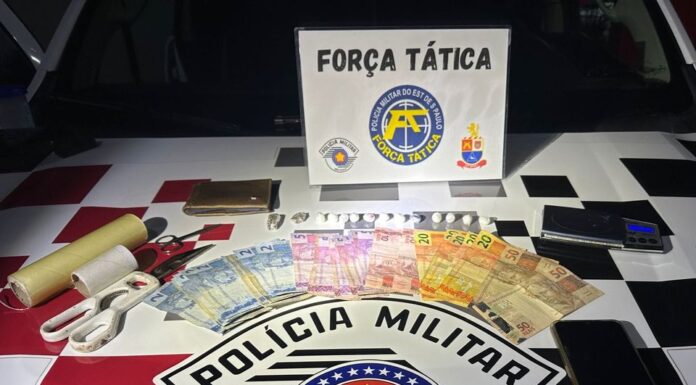 Procurado da Justiça é capturado praticando tráfico de drogas em Dracena