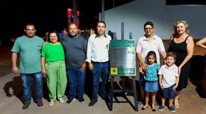 Área de Lazer do Jardim Bortolatto é inaugurada com presença de população e autoridades