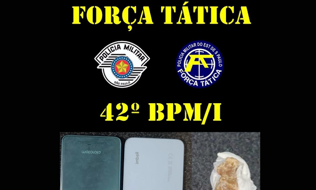 Suspeito é preso por tráfico após tentar fuga em Presidente Epitácio