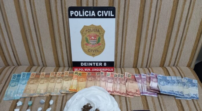 Mulher é presa acusada de tráfico de drogas em Junqueirópolis