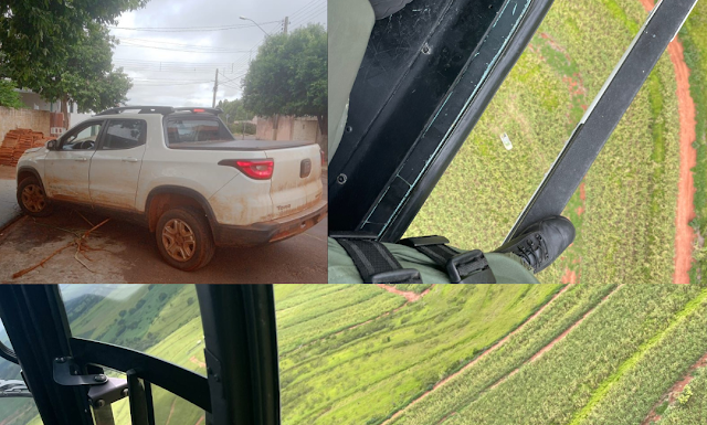 Carro furtado é localizado em meio a canavial em Mirante do Paranapanema