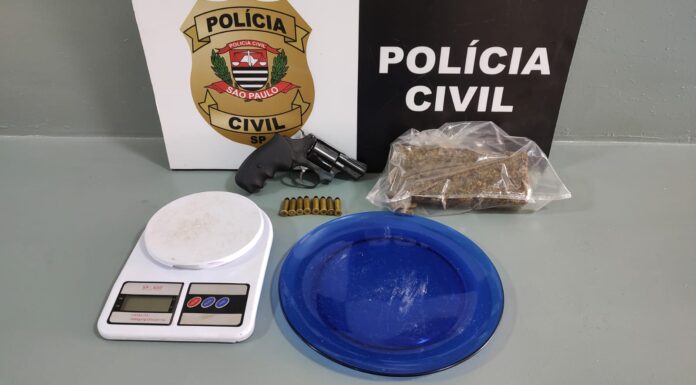 POLÍCIA CIVIL CUMPRE MANDADOS DE BUSCA E APREENSÃO E PRENDE HOMEM POR TRÁFICO DE DROGAS EM PIRAPOZINHO