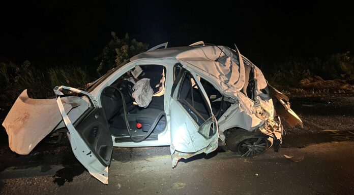 Passageiro de veículo de 21 anos morre em acidente em Mirante do Paranapanema