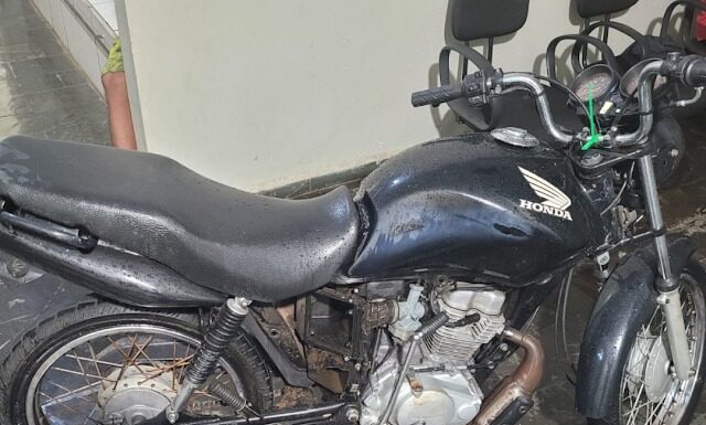 Homem é preso por receptação de motocicleta furtada em Presidente Epitácio
