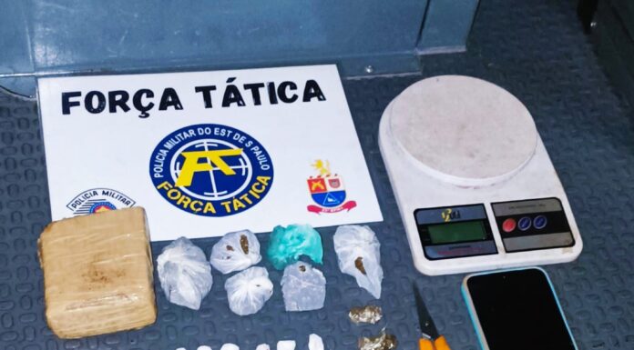 PM prende dois homens por tráfico em Prudente e Junqueirópolis