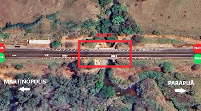 Ponte na SP 425 entre Martinópolis e Parapuã terá operação Pare e Siga para obras