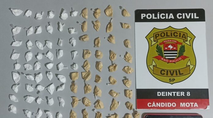 POLÍCIA CIVIL DEFLAGRA OPERAÇÃO DE COMBATE AO TRÁFICO DE DROGAS NA CIDADE DE CÂNDIDO MOTA EM APOIO A POLICIAIS DE GUARULHOS.