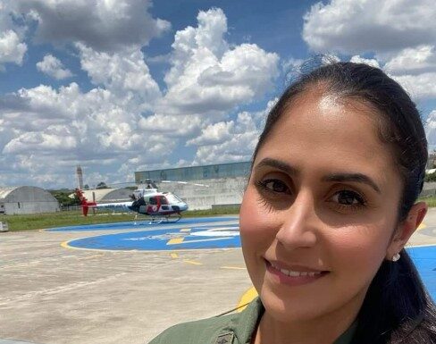 VENCESLAUENSE FAZ HISTÓRIA AO SER A 1ª MULHER PILOTO DE AVIÃO DA PM DE SP FORMADA PELO COMANDO DE AVIAÇÃO.