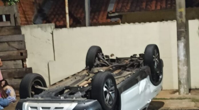 CAPOTAMENTO NA AVENIDA ALCIDES CHACON COUTO EM DRACENA.