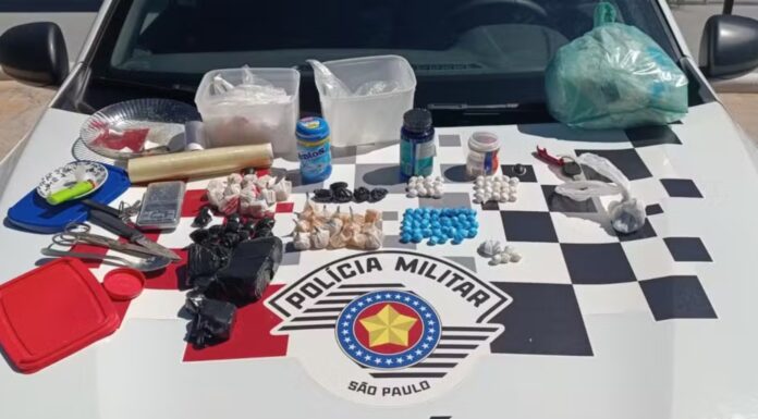 Rapaz que utilizava carro para distribuir drogas em Dracena é preso em flagrante por tráfico