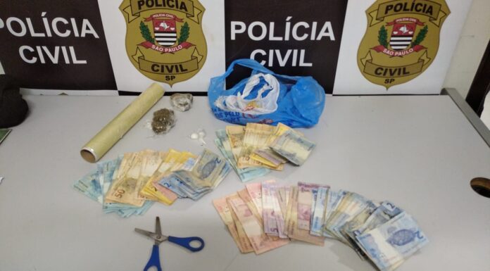 POLÍCIA CIVIL PRENDE CASAL POR TRÁFICO E ASSOCIAÇA AO TRÁFICO DE DROGAS EM PRESIDENTE PRUDENTE