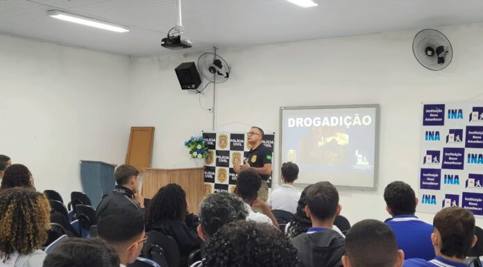 PREVENÇÃO AO USO DE DROGAS: POLÍCIA CIVIL PARTICIPA DO CICLO DE PALESTRAS PARA JOVENS DO PROGRAMA DE QUALIFICAÇÃO DE APRENDIZAGEM (PQA) EM DRACENA