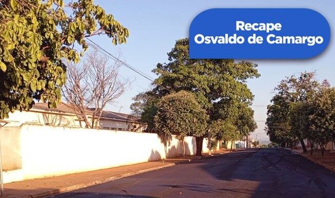 RECAPE NA RUA OSVALDO DE CAMARGO
