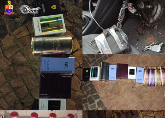 POLÍCIA MILITAR EM TUPI PAULISTA APREENDE VÁRIOS PRODUTOS POR DESCAMINHO EM TUPI PAULISTA E PRENDE DOIS HOMENS