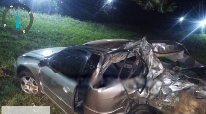Mulher morre após acidente entre carro e caminhão na SP-294