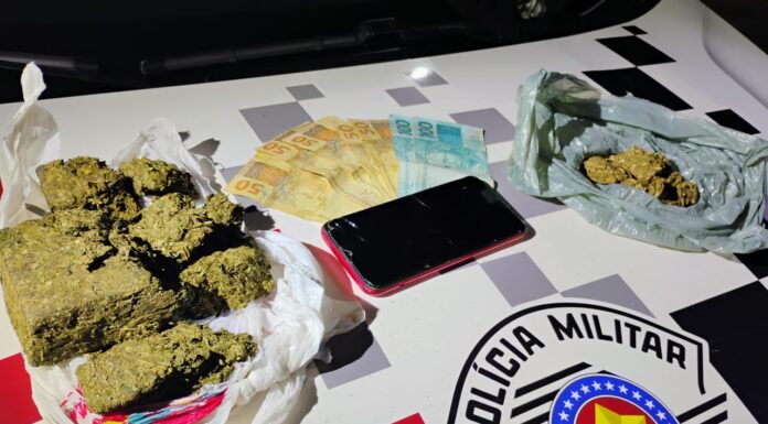 POLÍCIA MILITAR PRENDE HOMEM POR TRÁFICO DE DROGAS EM ADAMANTINA