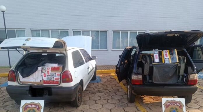 Operação da Polícia Federal apreende 10 mil maços de cigarros contrabandeados na Rodovia Raposo Tavares