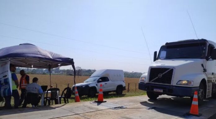Ipem-SP aprova balança dinâmica de pesagem de caminhões na Rodovia Raposo Tavares, em Caiuá