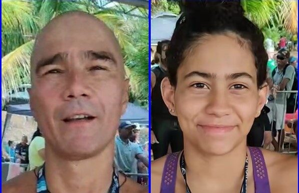 GLAUCO RANGEL E JÉSSICA CHAVES VOLTAM A VENCER A TRAVESSIA DO RIO PARANÁ