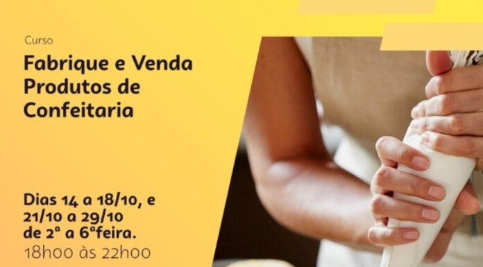 SEBRAE OFERECE CURSO GRATUITO DE FABRICAÇÃO E VENDA DE PRODUTOS DE CONFEITARIA