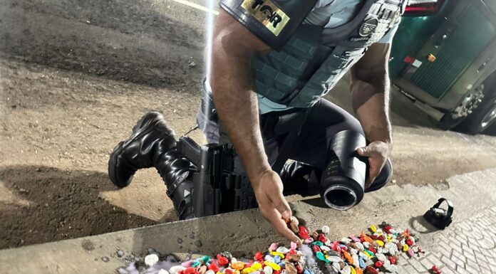 POLÍCIA MILITAR RODOVIÁRIA REALIZA PRISÃO POR TRÁFICO DE DROGAS