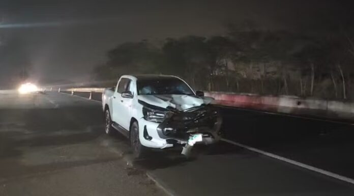 Motociclista morre após ser atingido por caminhonete e motorista foge, em Pirapozinho