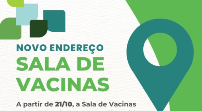 MUDANÇA: SALA DE VACINAS VOLTA A ATENDER NO CENTRO DE SAÚDE I A PARTIR DA PRÓXIMA SEMANA