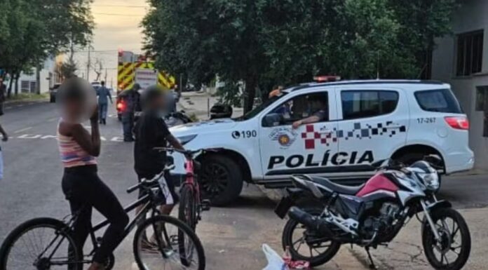 Adolescente fica ferido ao ser atropelado por motocicleta em Dracena